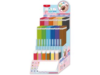 Display de creioane colorate mecanice din plastic M&G,