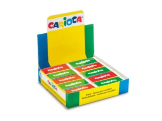 Display gumă de șters Carioca 20 buc