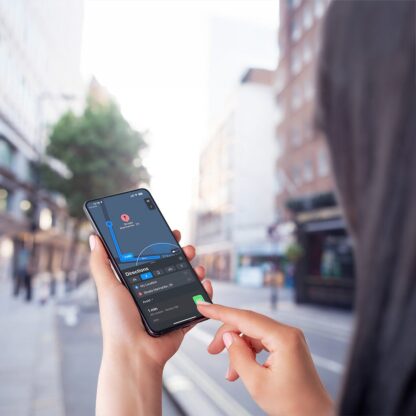 Dispozitiv anti-pierdere Tellur Tag, compatibil cu iOS FindMy APP, MFI, 1an, negru 6