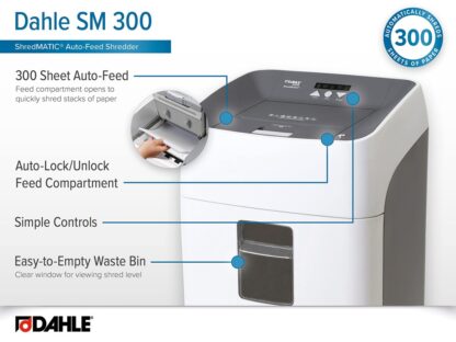 Distrugător documente 300 file Dahle ShredMATIC 6
