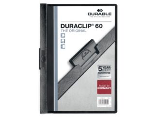 Dosar plastic Duraclip 60 Durable negru