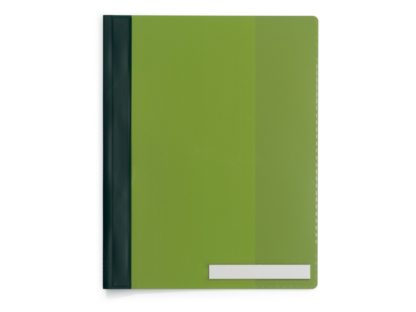 Dosar plastic șină cu etichetă Durable verde