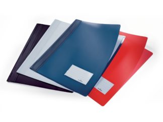 Dosar plastic șină cu etichetă Duralux Durable