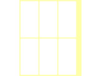 Etichete albe 73 x 37 mm