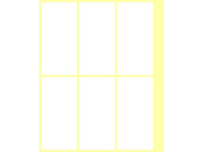 Etichete albe 73 x 37 mm