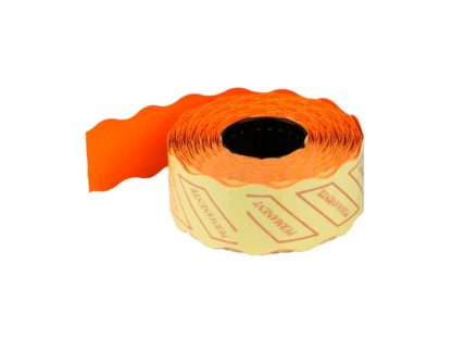 Etichete preț color - 1000/rolă roșu