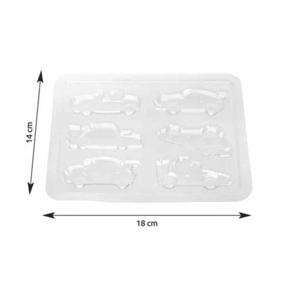 Figurine din ipsos de pictat pentru copii, Kit complet cu magnet pentru frigider, model mașini, 27 x 23 x 5.5 cm 5