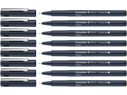 Fineliner Schneider Pictus 8 buc/portofel 2