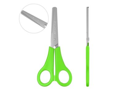 Foarfecă cu riglă Erich Krause Joy, 13.5cm, pentru stângaci, detalii