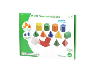Forme geometrice pliante 24 piese 2D și 3D