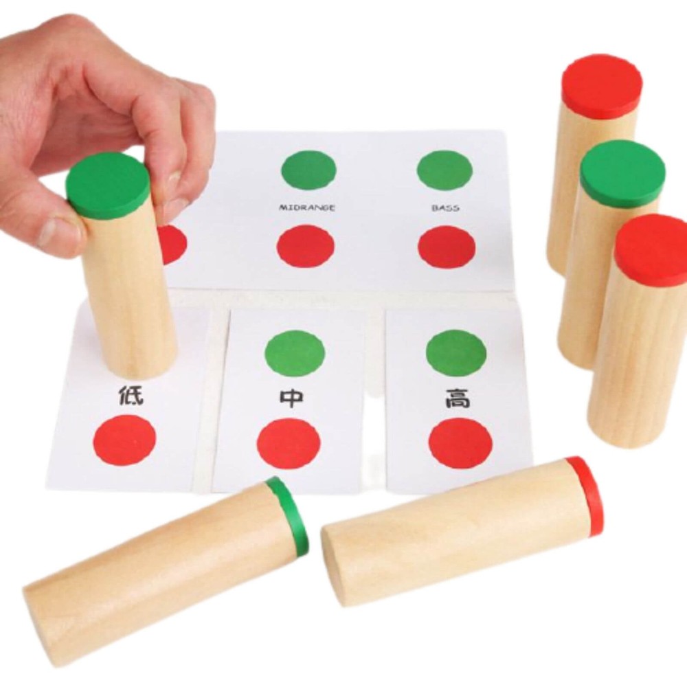 Găsește sunetul pereche, Joc Senzorial Montessori, Dezvoltă Simțul Auditiv 2