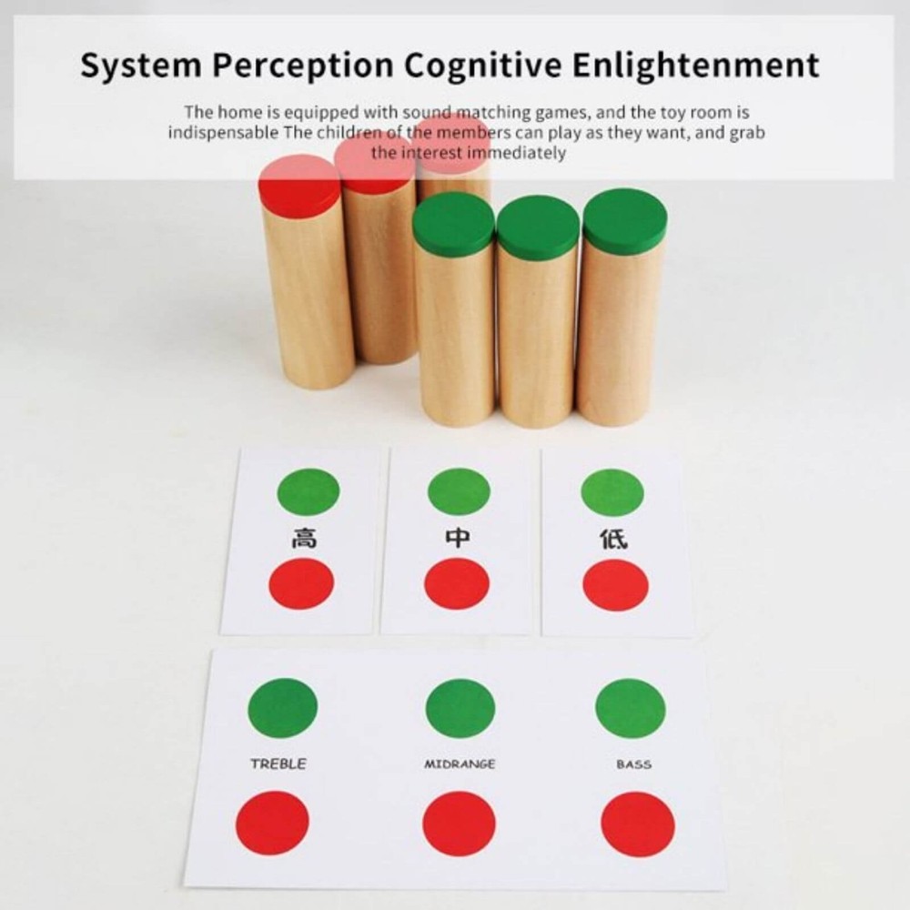 Găsește sunetul pereche, Joc Senzorial Montessori, Dezvoltă Simțul Auditiv 3