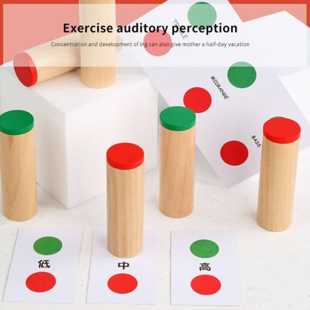 Găsește sunetul pereche, Joc Senzorial Montessori, Dezvoltă Simțul Auditiv 4