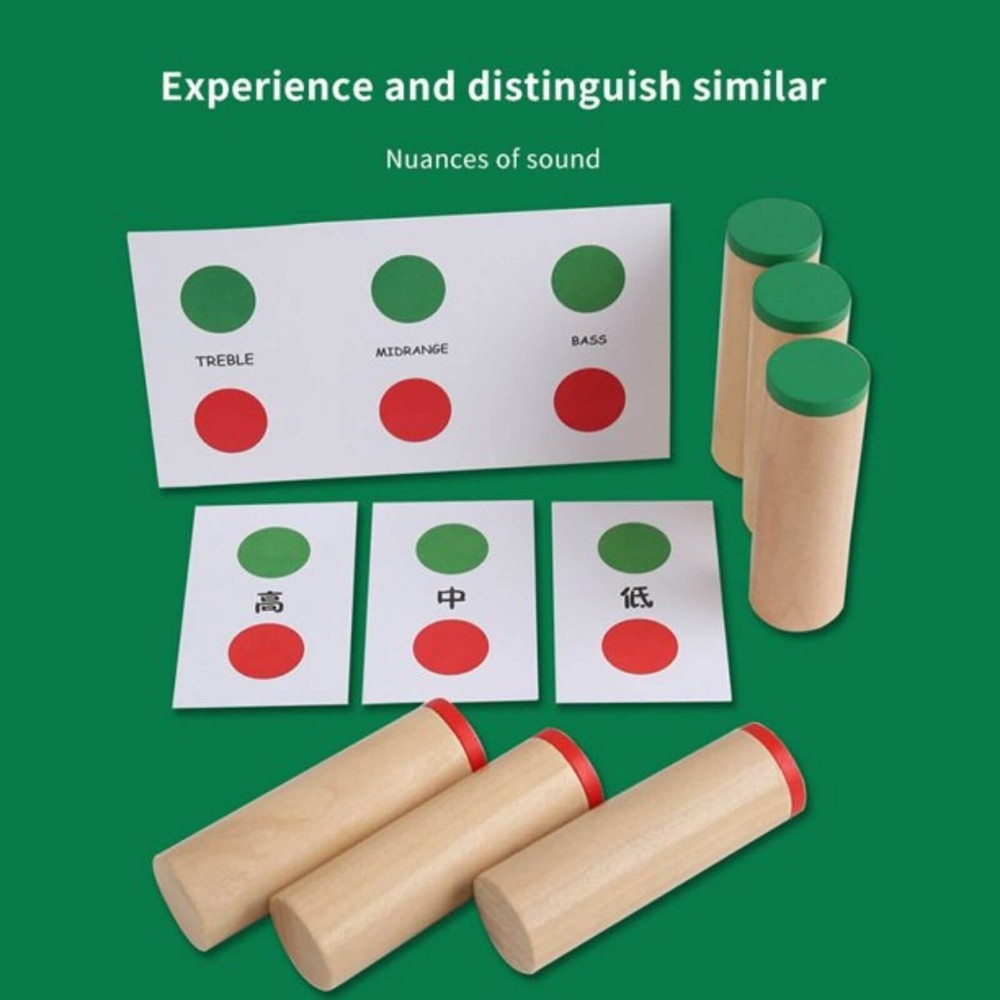 Găsește sunetul pereche, Joc Senzorial Montessori, Dezvoltă Simțul Auditiv 6