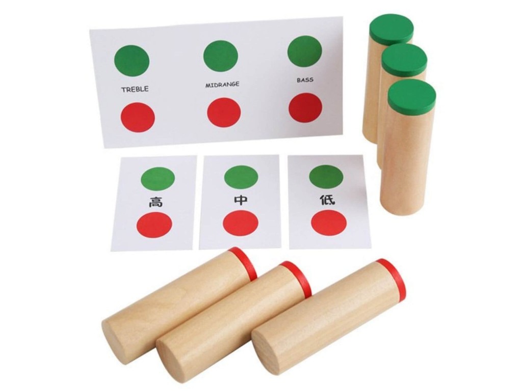 Găsește sunetul pereche, Joc Senzorial Montessori, Dezvoltă Simțul Auditiv