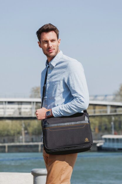 Geantă laptop 14" Exactive Messenger Exacompta 17234E, negru 5