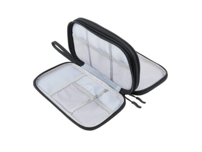 Geantă Tellur pentru organizare cabluri și accesorii, 21 x 12,5 x 6 cm, poliester, negru 6