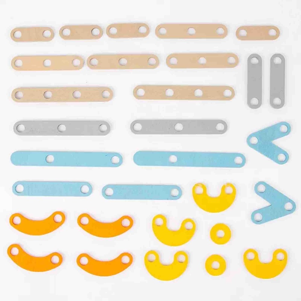 Geoboard, Alfabetar Joc educativ din lemn, multifuncțional, formează litere, cifre, forme 6