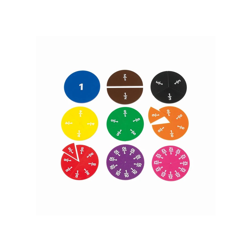 Geometria fracțiilor Cercuri 51 piese 2