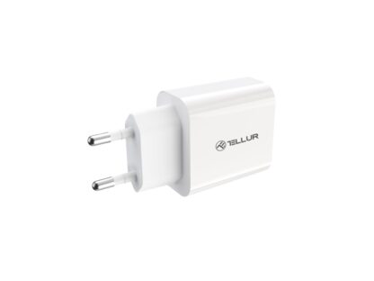 Încărcător priză Tellur USB-A QC3.0, 18W, alb 5
