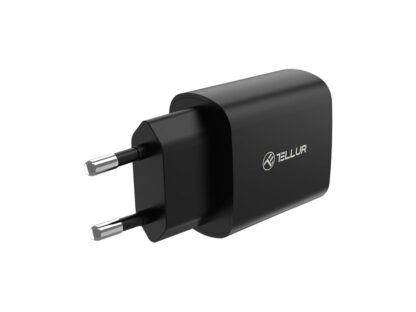 Încărcător priză ultra rapid Tellur 20W PD, USB-C, negru 2
