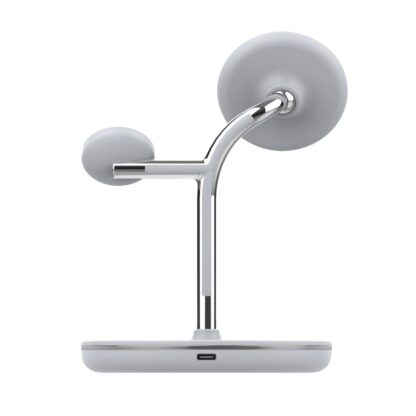 Încărcător wireless birou Tellur, 3-in-1, certificat MagSafe 15W, Watch 2.5W, TWS 5W, alb 7
