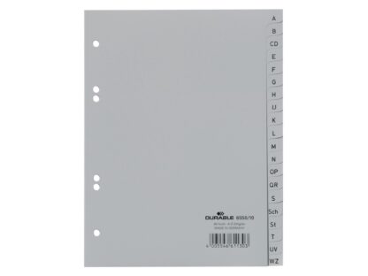 Index plastic A5 A-Z Durable