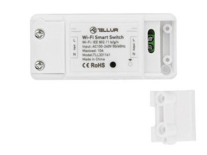 Întrerupător WiFi Tellur, de linie, 2200W, Alb 3