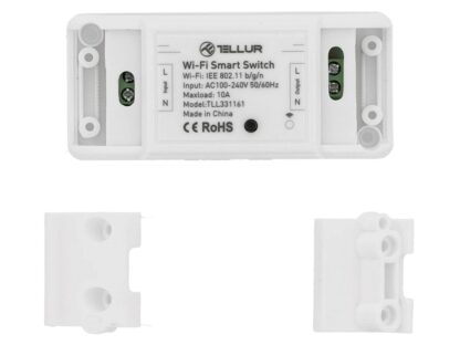 Întrerupător WiFi Tellur, de linie, 2200W, Alb 4