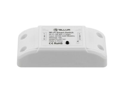 Întrerupător WiFi Tellur, de linie, 2200W, Alb 5