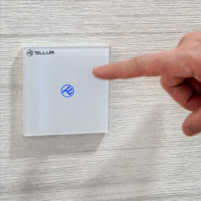 Întrerupător WiFi Tellur Smart, SS1N, 1 port, 1800W, 10A 2