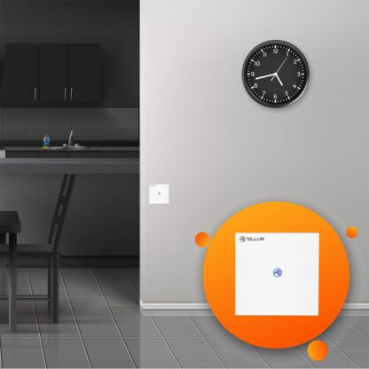 Întrerupător WiFi Tellur Smart, SS1N, 1 port, 1800W, 10A 4