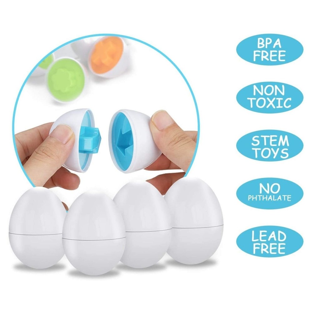 Joc Asocieri Matching eggs, Potrivește ouă cu forme geometrice 5