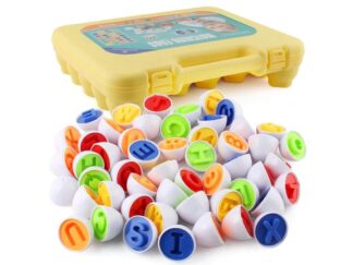 Joc Asocieri, Potrivește Ouă cu Litere, Alfabet, Montessori, Matching eggs