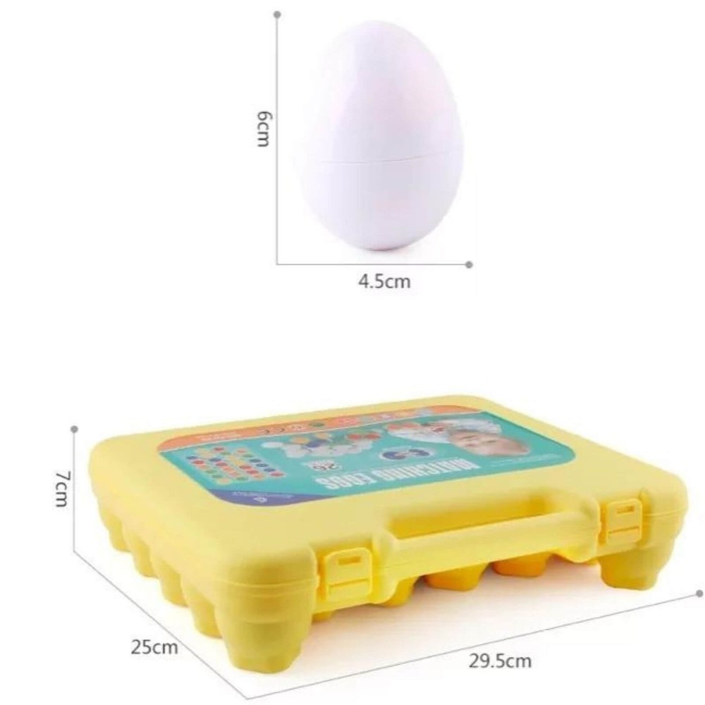 Joc Asocieri, Potrivește Ouă cu Litere, Alfabet, Montessori, Matching eggs 9