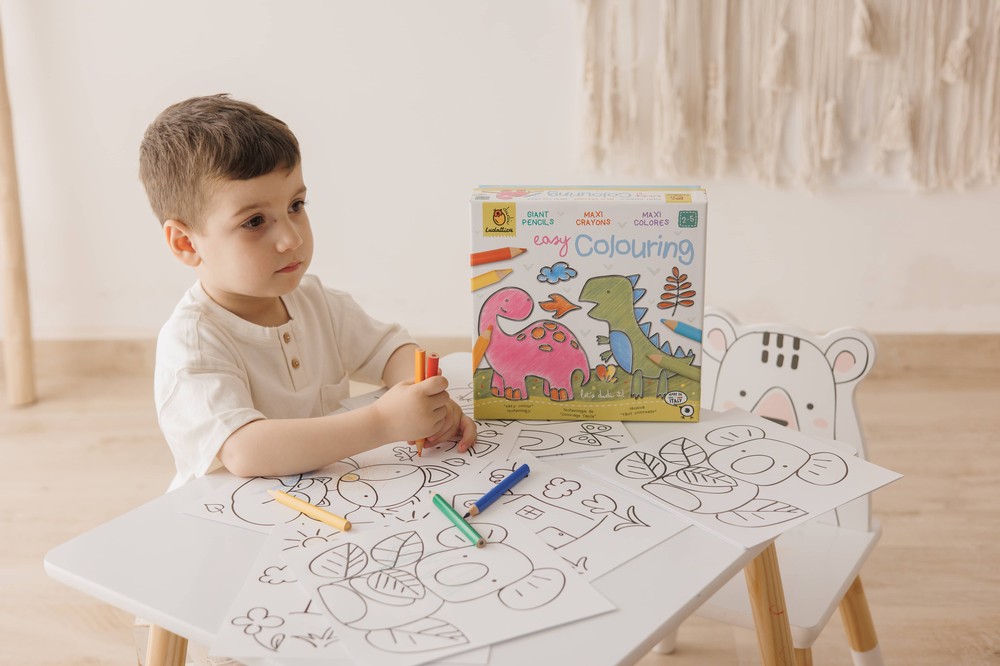 Joc creativ Creează cu mine Sa coloram ușor, Ludattica 2-5 ani 3