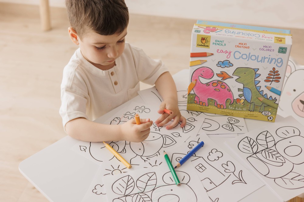 Joc creativ Creează cu mine Sa coloram ușor, Ludattica 2-5 ani 4