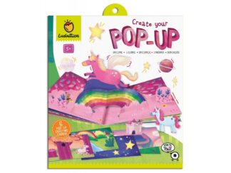 Joc creativ: Creează prima carte Pop-Up: Unicorni, Ludattica, +5 ani