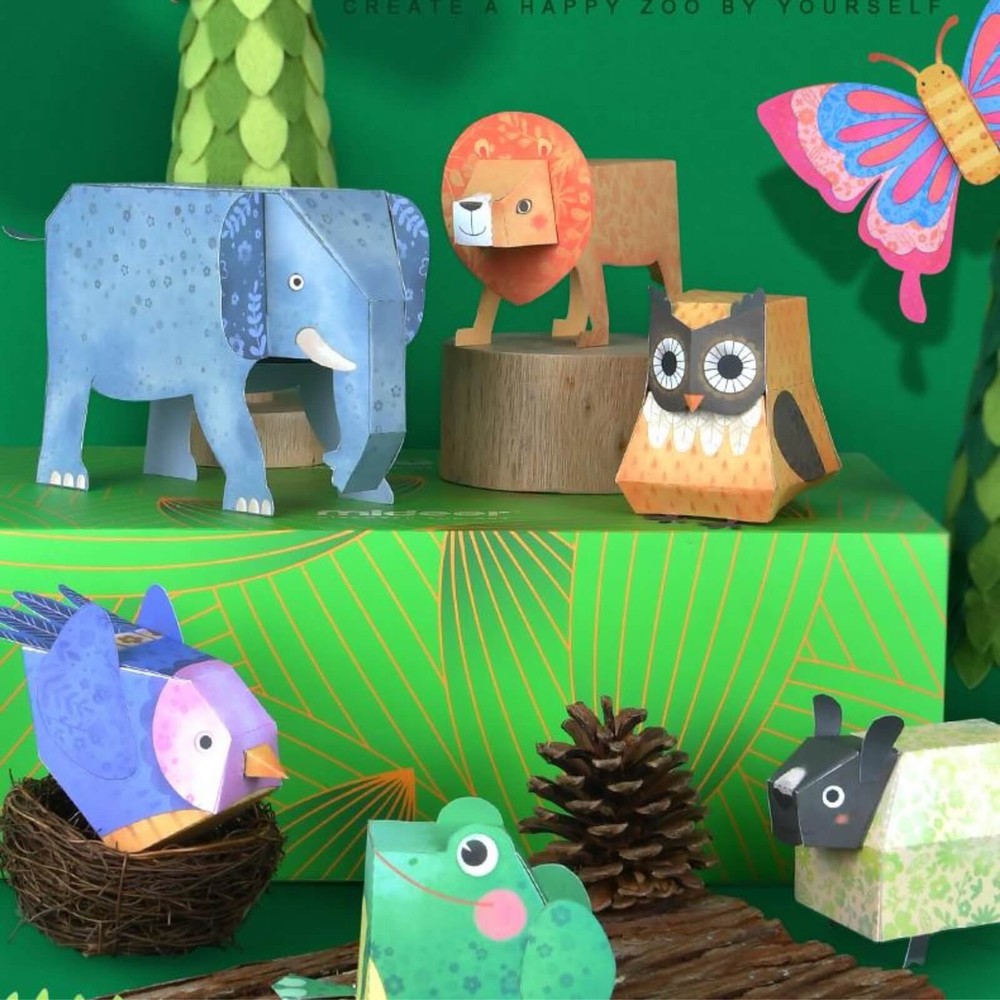 Joc creativ, tehnică Origami, animale 2