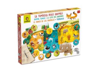 Joc de Familie 2 în 1 Tombola Animalelor: Bingo & Memo, 3-7 ani, Ludattica