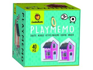 Joc de îndemânare și memorie Playmemo, Case, Ludattica, 2-3 ani +