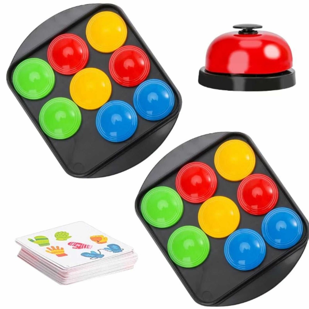 Joc de Inteligență și Gândire Logică Logic Game, cu Clopoțel, 16 Discuri și 40 Cartonașe 6