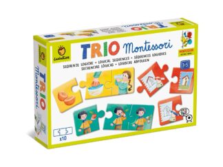 Joc de logica TRIO MONTESSORI Succesiuni logice, Ludattica, 3-5 ani