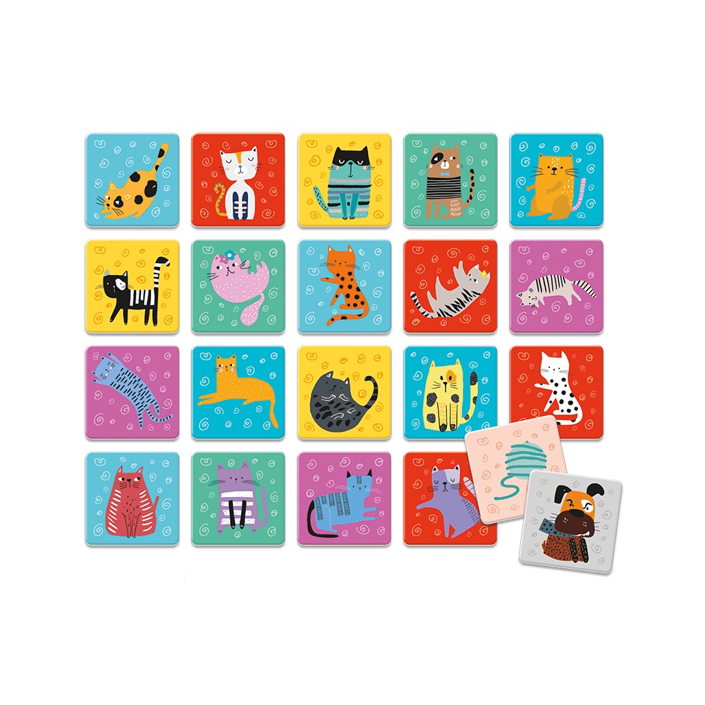 Joc de memorie risc și aventură Ferește-te de Câine, Ludattica, 3-6 ani 2