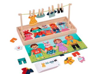 Joc de potrivire și asociere, Puzzle pentru copii, usucă hainele, Dry Clothes