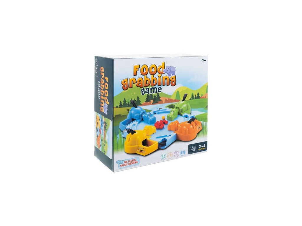 Joc de societate, Hungry Hippos, interactiv, 2 4 jucatori, Hipopotamii flamanzi