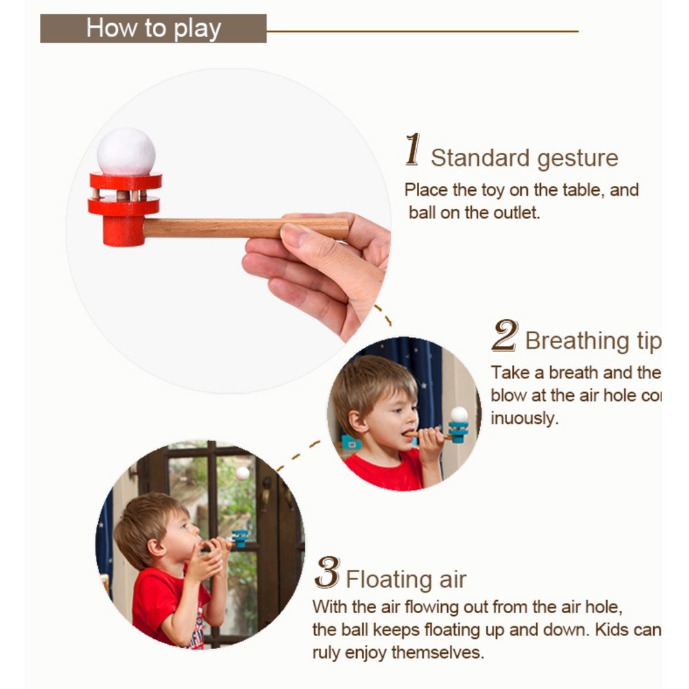 Joc de suflat și de echilibru, roșu 4