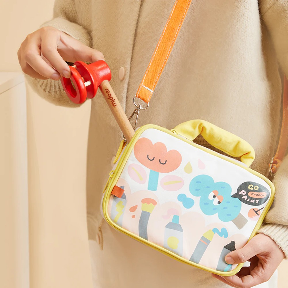 Joc de suflat și de echilibru, roșu 9