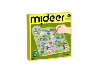 Joc educativ din lemn, magnetic, model parcare