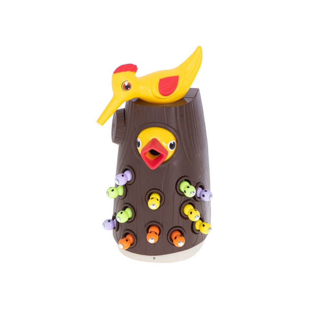 Joc Hrănește Ciocănitoarea, Magnetic, Pescuit, Prinde viermișori, Dexteritate și Îndemânare 2